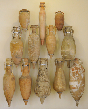 Amphoras, Area of Hispania, Used for transport oil, wine and salting fish, Spain