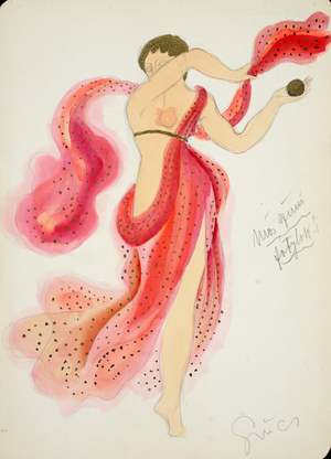 Costume, 1928 (w/c on paper)