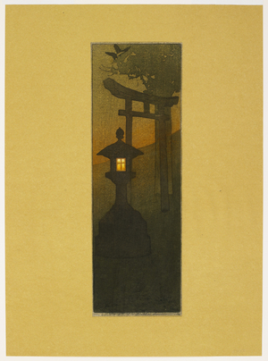 Evening, 1907 (colour woodcut) 
