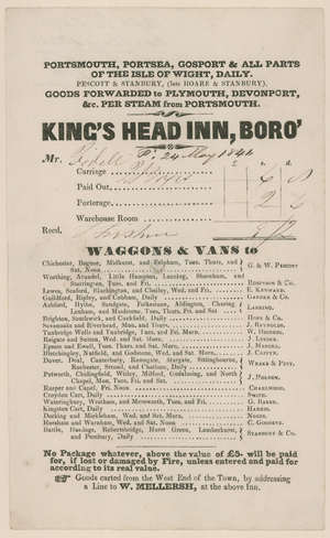 King's Head, Southwark (engraving)