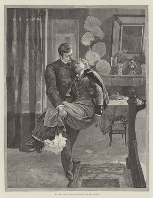 Blind Love, by Wilkie Collins (engraving)