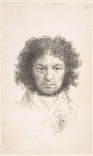 Self Portrait, c.1796 ( brush and ink on paper)