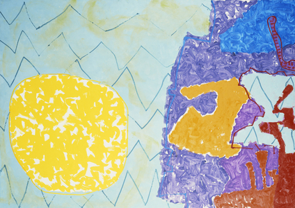 Lemon Disc in Sea Green with Zig-Zags: July-December 1982