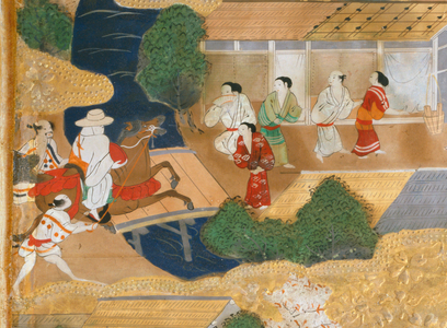 Osakazu Byobu - Japanese eight-panel folding screen (painting)