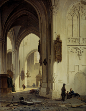 Church Interior, 1844 (oil on panel)