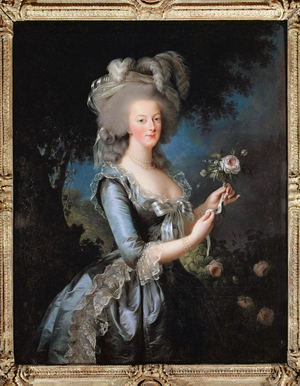 Portrait of Queen Marie-Antoinette, also called Marie Antoinette with a rose, 1783