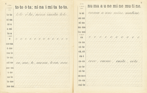 Writing book. Guyau method, 1893 (print)