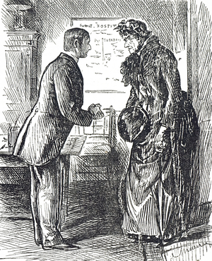 A woman applying to be a nurse.