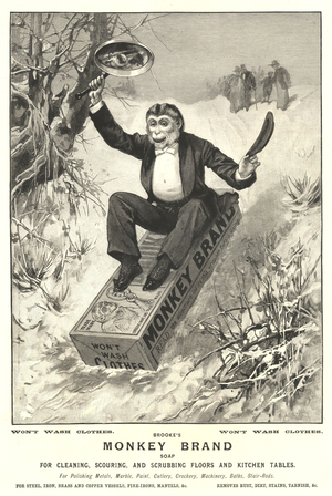 Monkey Brand Magazine, advert, UK, 1890s
