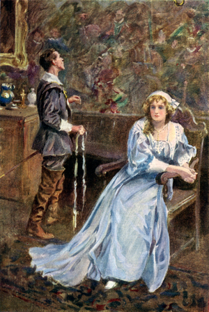 Illustration for The Three Musketeers (colour litho)