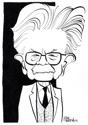 Elias Canetti, caricature