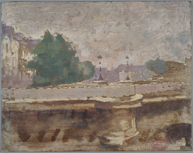 Paris, the Pont Neuf, between 1863 and 1932 (oil)