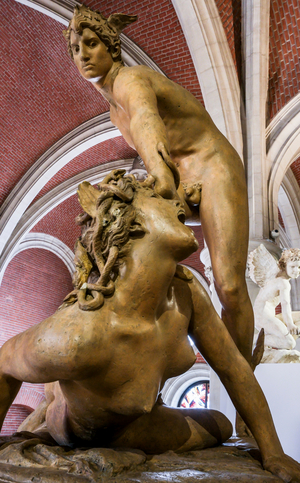 Persee and Gorgon, 1875 (plaster)