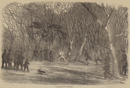 Foot-Race at Bayswater (engraving)