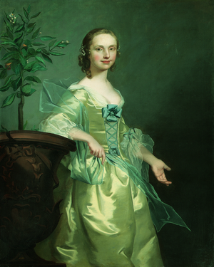 Portrait of a lady, said to be Isabella Courtenay (oil on canvas)