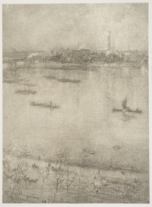 The Thames, 1896 (litho)