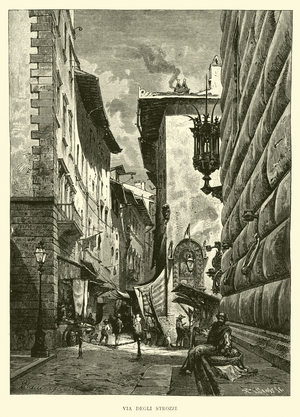 Via degli Strozzi (engraving)