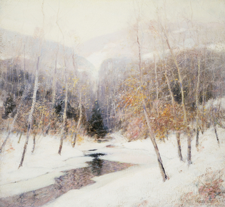 Snowfall, 1922 (oil on canvas)