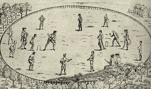 Early Cricket at Sevenoaks -