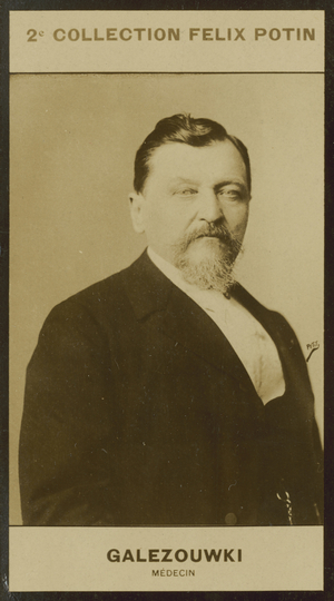 Xavier Galezouwki, Medecin, 1833-1907 (b/w photo)