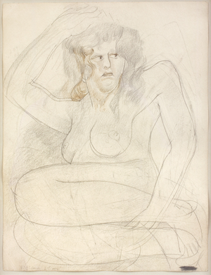 Diffidence 2nd vers[ion]' (Patricia Preece), c. 1935 (pencil and ink)