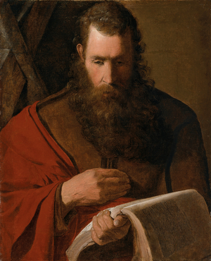 Saint Andrew (oil on canvas)