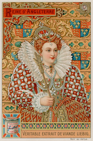 The Queen of England (chromolitho)