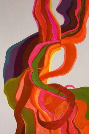 Convolution No. 10, 1969 (oil or acrylic on board)