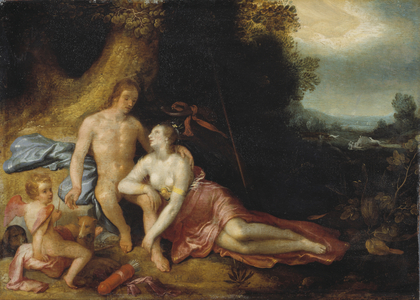 Venus and Adonis, 1603 (oil on panel)