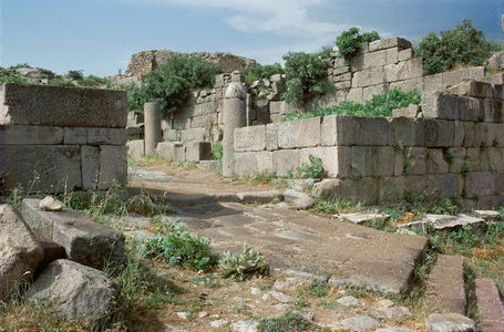 City wall and gate of Pergamon
