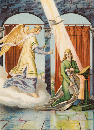 The Annunciation (colour litho)