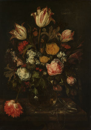 Still Life with Flowers, 1660-1690 (oil on canvas)