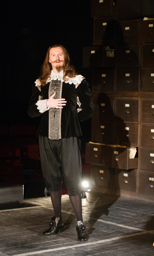 Mark Gatiss (Charles) in 55 Days by Howard Brenton at Hampstead Theatre. Directed by Howard Davies. (Opening 24-10-12) (photo)