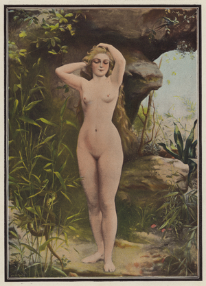 Eve (colour litho)