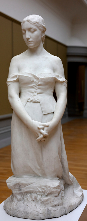 The Widow, 1890 (Marble)
