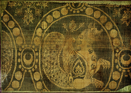 A winged monster, 6th-7th century(silk)