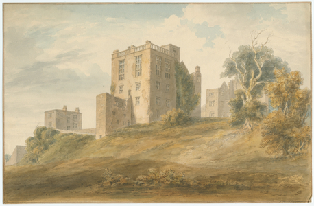 Derbyshire - Hardwick Hall [Old] - Remains, 1813 (w/c on paper)