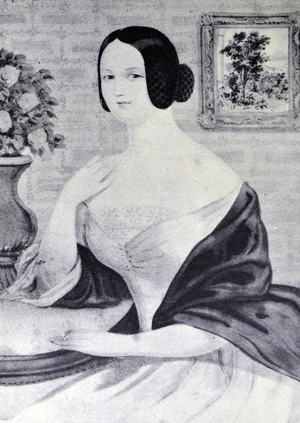 Currier & Ives Illustration 19th Century. Emeline