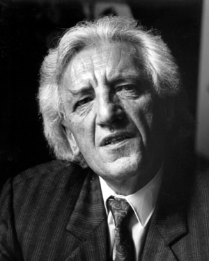 Dritero Agolli, writer, Berlin (1992) (photo)