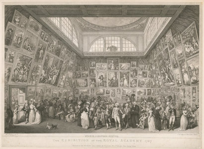 The Exhibition of the Royal Academy 1787 (engraving)