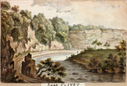 Lord Clive's (pencil & watercolour on paper)