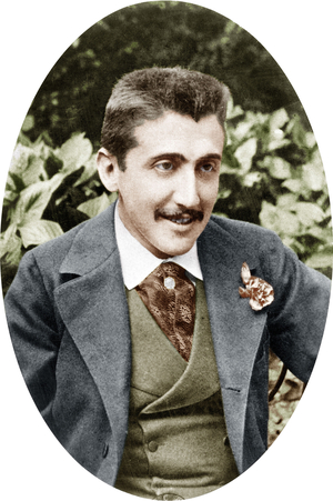 French novelist Marcel Proust (1871 - 1922) pose in 1891-1892