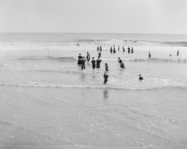 Surf Bathing, Atlantic City, New Jersey, USA, c.1910 (b/w photo)