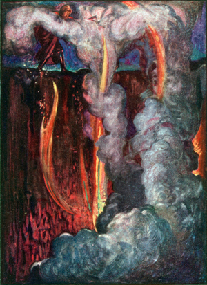 Hell Mouth (colour litho)