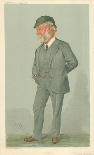 Sir John Isaac Thornycroft, Destroyers, 19 January 1905, Vanity Fair cartoon (colour litho)