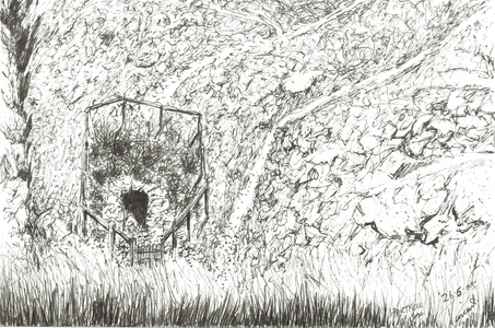 Hartfell Spa, 2005, (ink on paper)