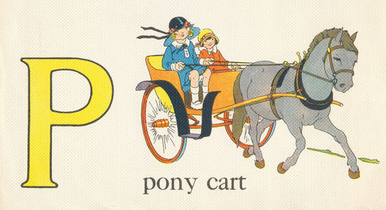 P : pony cart