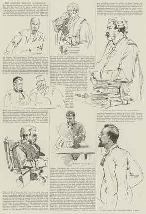 The Parnell Inquiry Commission (engraving)