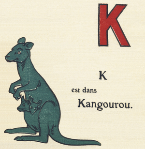 K est dans Kangourou