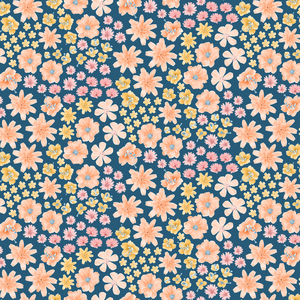 Mojave Desert wildflower pattern, 2021 (graphite pencil & digital)